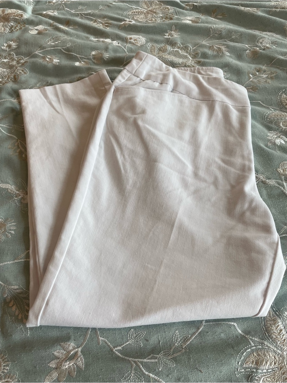 croft & barrow Women's White Ankle Stretch Pants